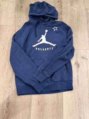 Jordan Dak Prescott Navy Pullover Hoodie for Men